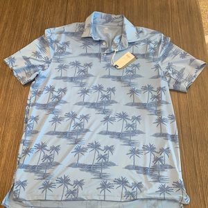 Southern Tide palm tree polo